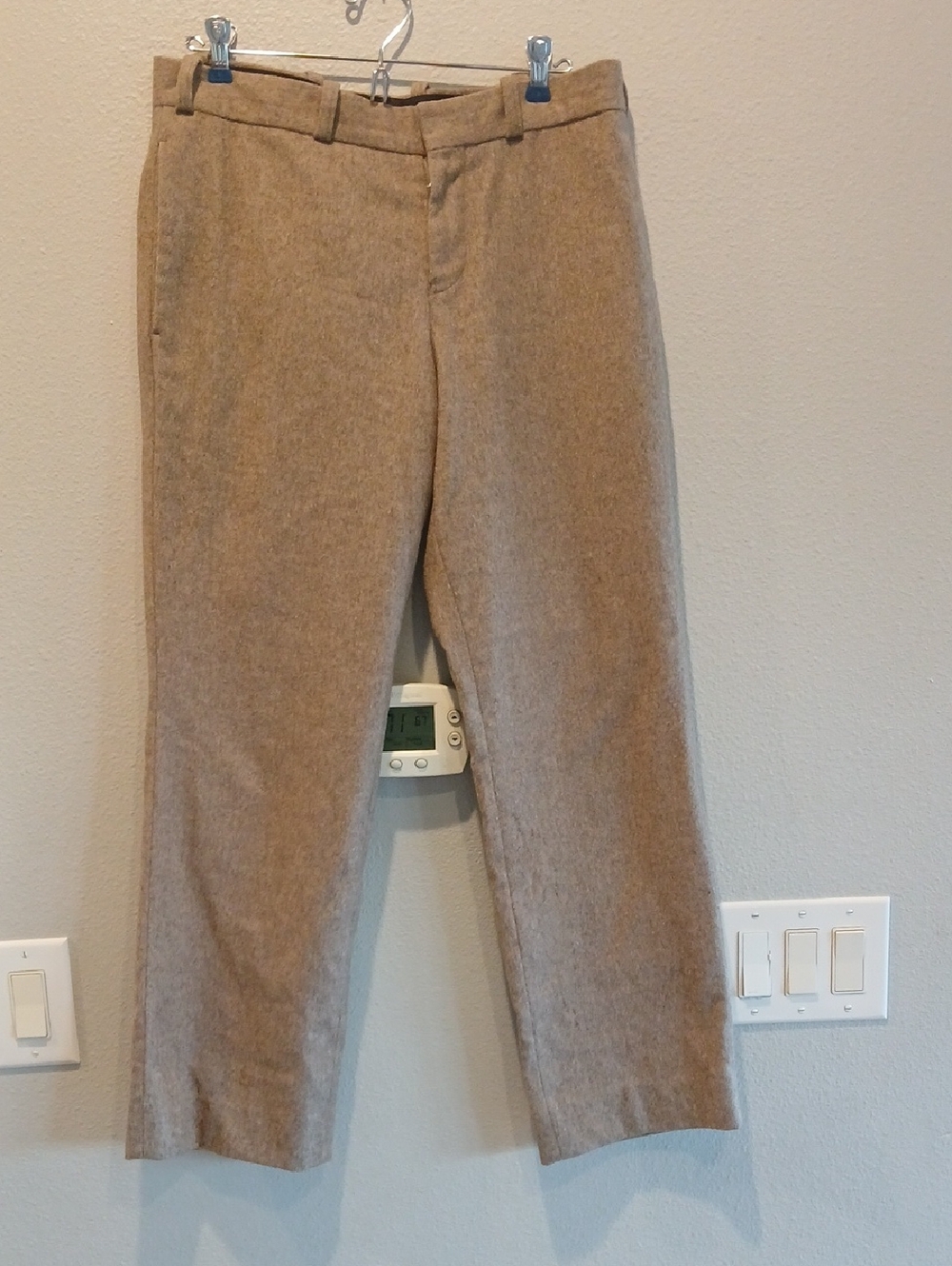Stephan schneider wool cashmere pants brown made in Belgium size 4